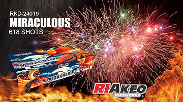 MIRACULOUS► DISPLAY FIREWORKS 618 Shots ► RKD-24019 | RIAKEO FIREWORKS (BATCH 2024)
