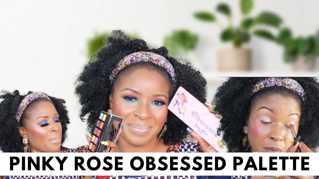 I'M IN LOVE 🥵 | REVIEW OF  PINKY ROSE COSMETICS : OBSESSED EYESHADOW PALETTE