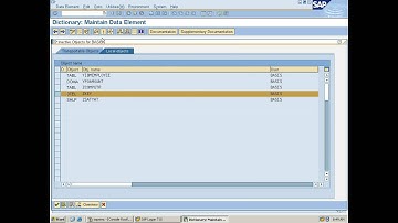 Creation of table using data elements and domains in top down approach(data Dictionary)