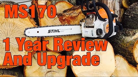 Stihl MS170 upgrade and review