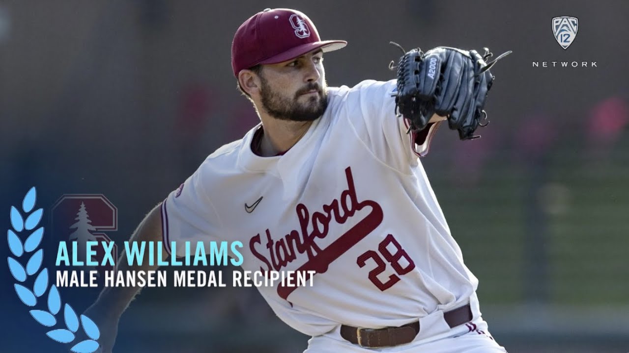 Alex Williams is Stanford's 2021-22 male Tom Hansen Medal winner