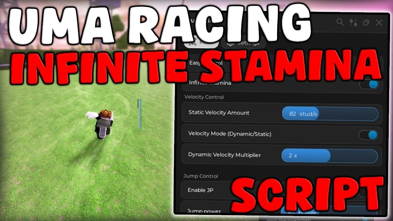 [UPDATE 1.1] Roblox Uma Racing Script Infinite Stamina & Easy Control ...