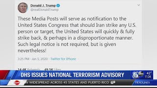 DHS releases national terror advisory