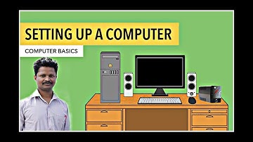 How to setup computer || #mouse #keyboard #monitor #computer #cpu #ups