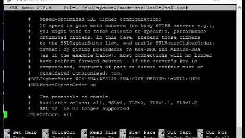 How to Disable SSLv3 Apache Ubuntu