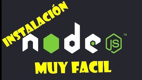 Instalación de NodeJS y su hola mundo