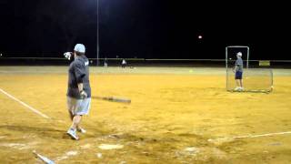 Greg Connell hitting at Boone's 2011
