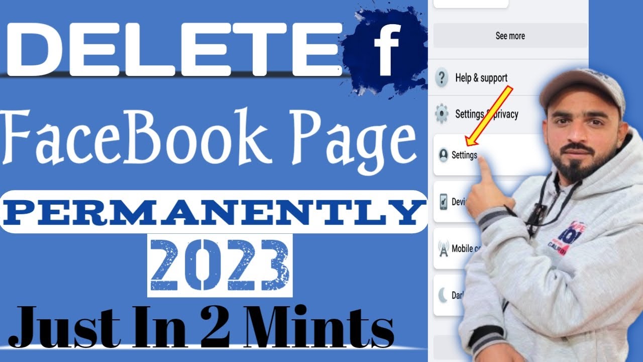 how to delete facebook account permanently 2023 | facebook page delete ...