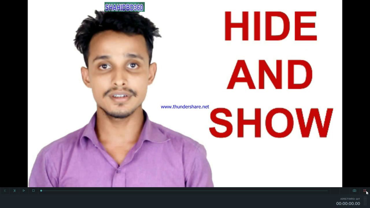 how to show your hidden file and hide YouTube