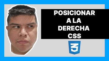 Cómo POSICIONAR algo a la DERECHA en CSS 🚀
