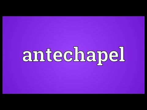 Header of antechapel