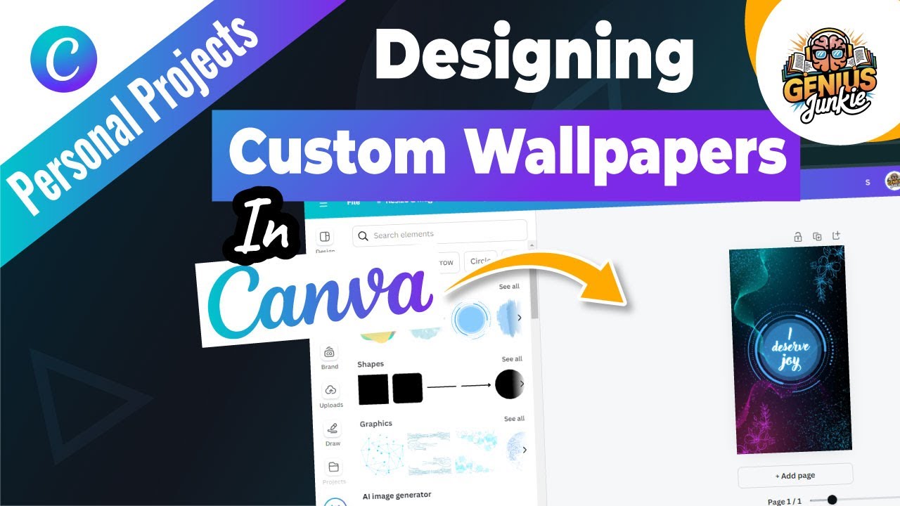 Design Stunning Custom Wallpapers in Canva: Easy Guide