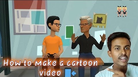 how to make cartoon video with Android 📲bangla tutorial ✅