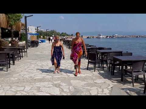 Güre in the Edremit district of Balıkesir, Turkey - Seaside walking