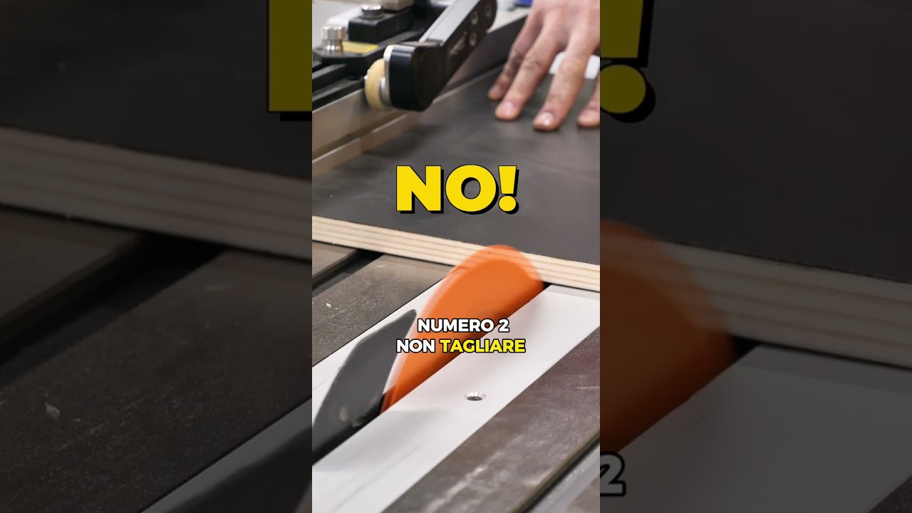 Come eseguire tagli puliti e senza schegge su un legno nobilitato