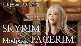 스카이림 모드팩 - Skyrim Modpack Facerim Omicron(면상림 오미크론) 모험1회차