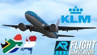 Real Flight Simulator | Cape Town (CPT) Amsterdam (AMS) | KLM 777-200