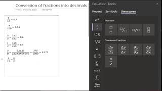 Bar notation for repeating decimals