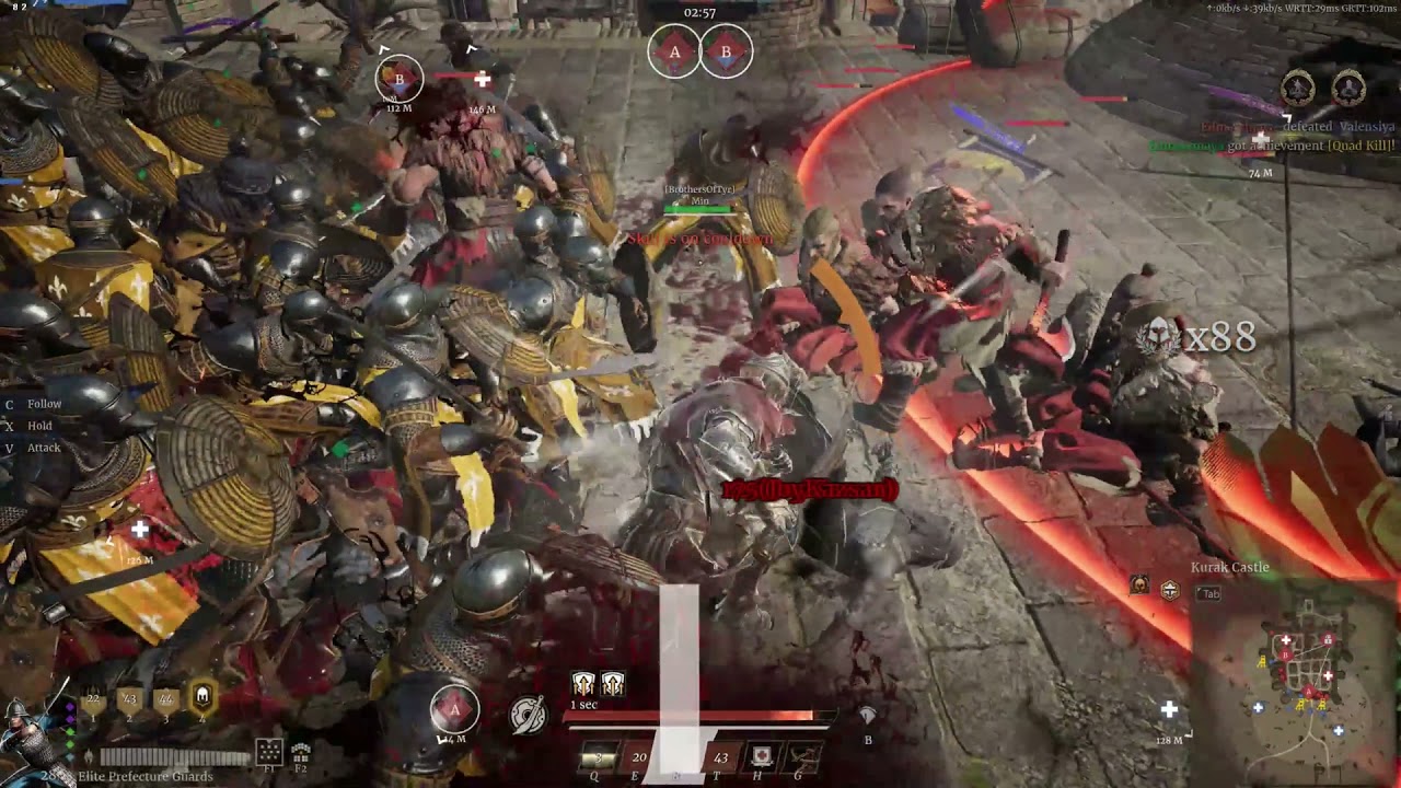 prefecture guards plowing through pikes archers and berserkers