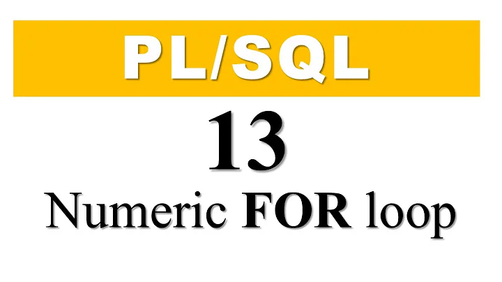 PL/SQL tutorial 13: PL/SQL FOR Loop In Oracle Database by Manish Sharma RebellionRider.com