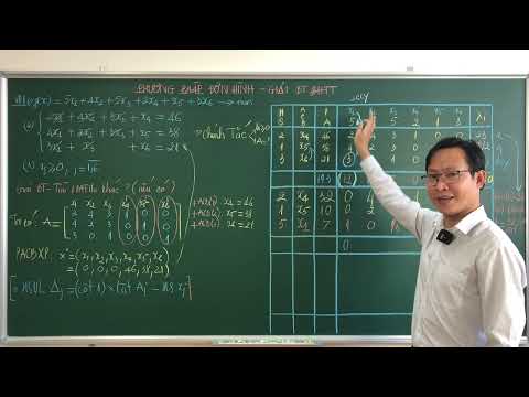 Video [QUY HOẠCH TUYẾN TÍNH] - THUẬT TOÁN ĐƠN HÌNH GIẢI BÀI... - youtube