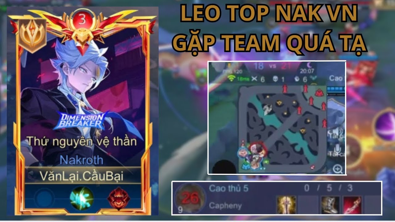 Team cứ đòi đầu hàng nhưng Nakroth của 