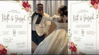 Joseph & Ruth Wedding "THE VLOG" | MAY 31st, 2024 | Maryland, USA #wedding #marriage #couple #vlog