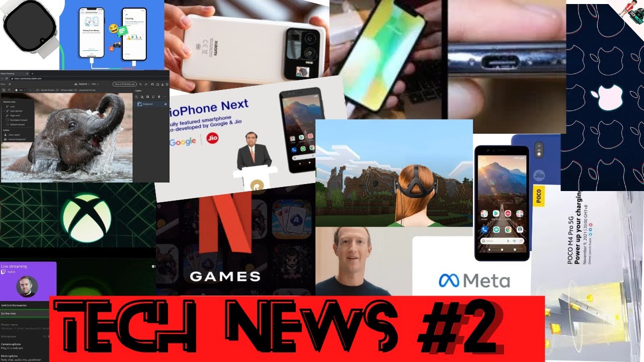 Tech News #2 -One UI, WhatsApp, Jio Next, Apple, Xiaomi, Meta Watch Leaked, POCO   