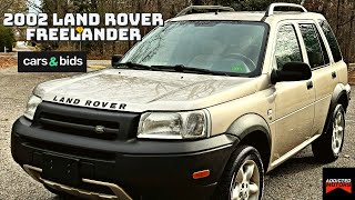 Match Highlights 2002 Land Rover Freelander For Sale On @carsandbids