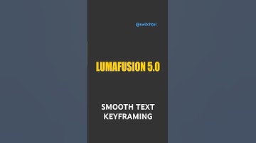 Smooth Text Animation in LumaFusion 5 - Enhanced Keyframing Ease in Out #lumafusionkeyframing