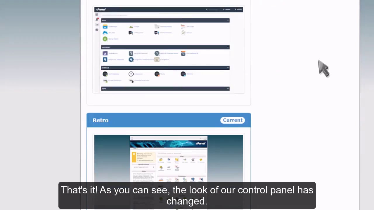 How to change your cPanel style?