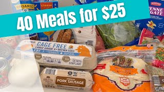 40 Meals for $25 | Fast and EASY Budget Friendly Meals | Emergency Grocery Budget Meal Plan screenshot 5