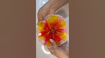 Epoxy Resin Art | Resin Art For Beginners #resinart #resintutorials #shortsvideo #foryou