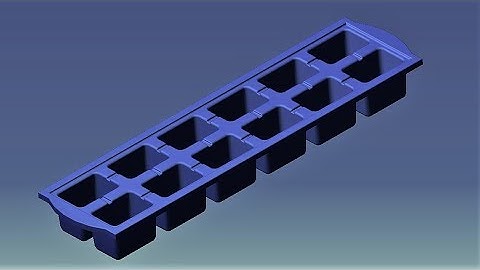 CATIA V5 Ice cube mold PART1