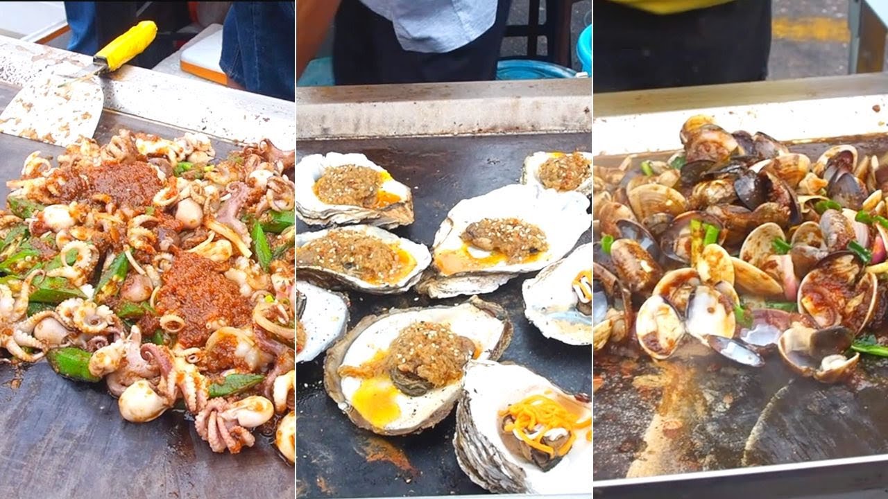 Amazing Seafood Sambal Bakar Spicy Seafood Grill Jonker Walk Night Market Melaka Malaysia