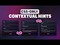 CSS-only Form Validation Hints | Tutorial from Kevin Powell