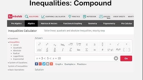 Inequalities: Compound