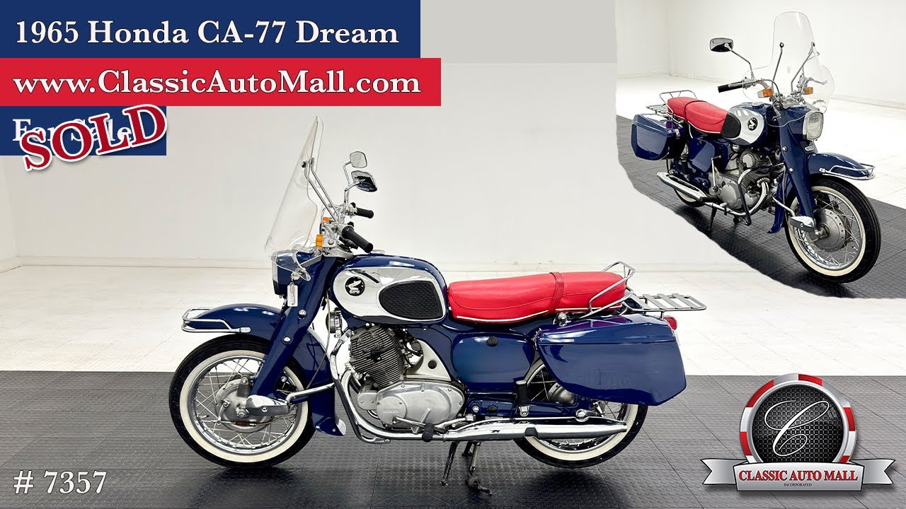 Moto Honda CA78 Dream 305 cc de 1965 à vendre - Automobiles de collection Classic Number