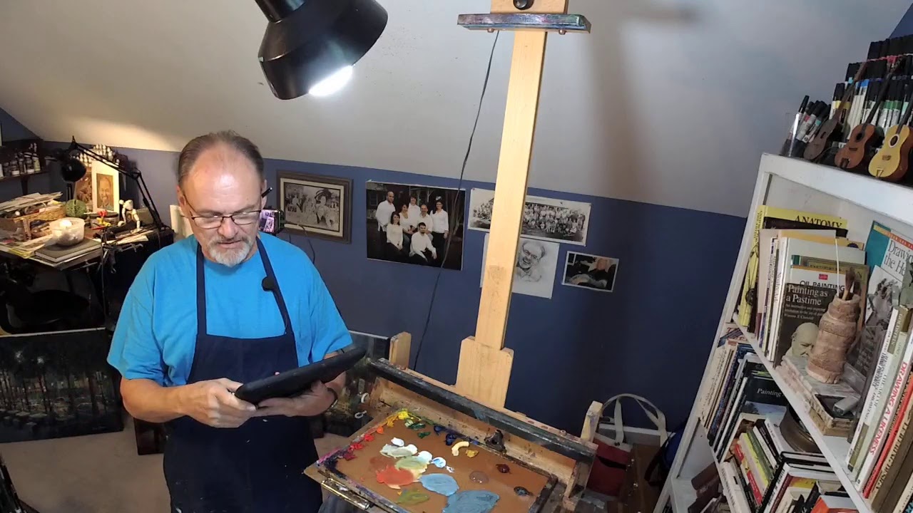 DAA 682- Finishing Touches on Several Paintings - YouTube