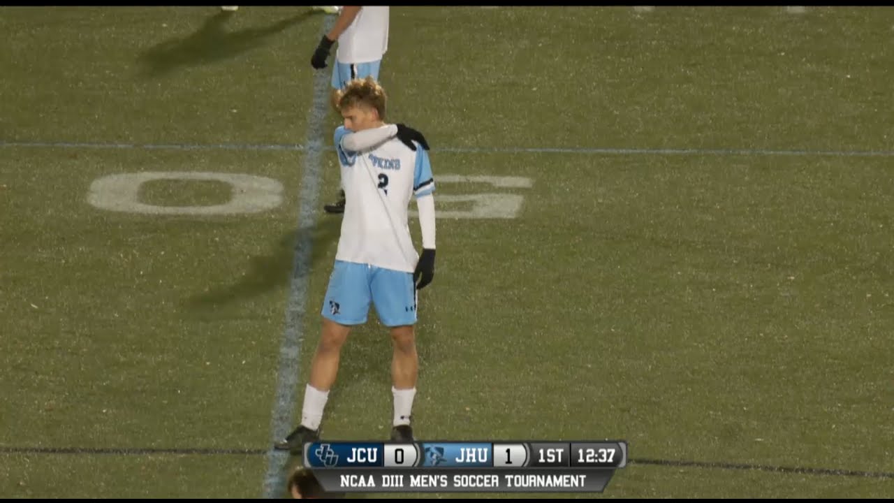 Scott Coleman 2022 Johns Hopkins Men's Soccer Freshman Year