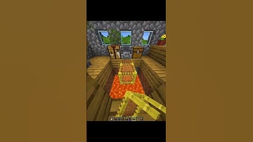 minecraft Easy Lava Trap