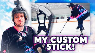 I Built the PERFECT Custom Hockey Stick...