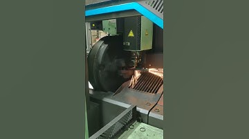 [LX Laser Tech.] Round tube laser cutting machine with spatter reduced function in customer factory