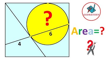 Circle Inside Square: Solve the Mystery! | Geometry Puzzle | Math Fun