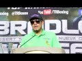 #BradleyVargas post fight presser, Vargas upset about referee mistake in Rd.12