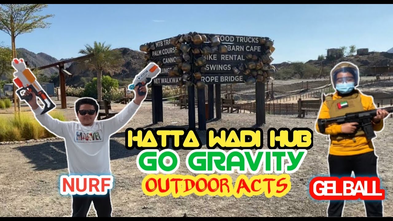 OUTDOOR ACTIVITIES AT HATTA WADI HUB, GEL BALL SHOOTING GAME BY GO-GRAVITY, SHARJAH-DUBAI-UAE