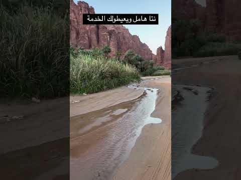 وادي الديسة في تبوك السعودية جميل جدا