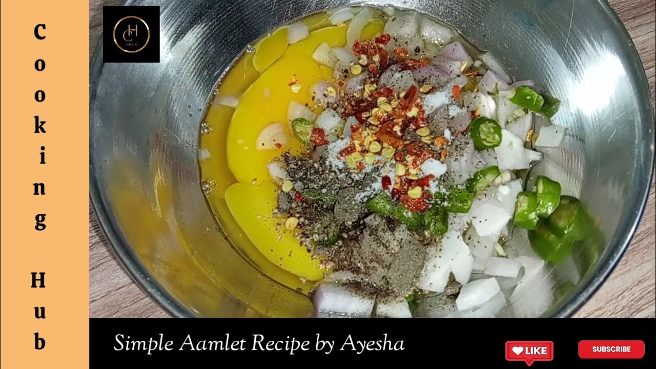 Simple Aamlet banane ka easy tarika Egg Aamlet YouTube