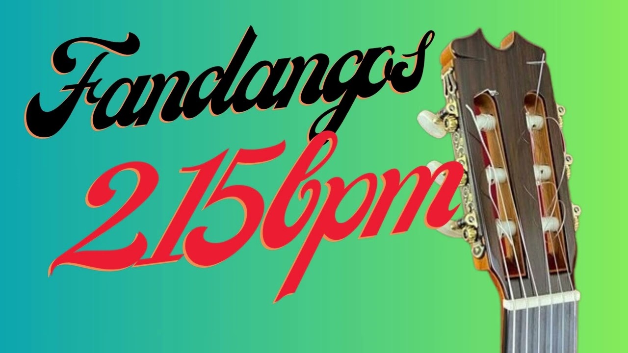 Base de Estudio de FANDANGOS - 215 bpm - Guitarra Flamenca