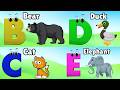 Animals ABC Song | Animals Alphabet Song | Alphabet Letters | Phonics for Kids